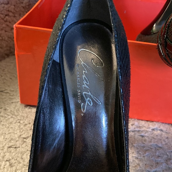 Black Snake skin heel - Picture 5 of 5